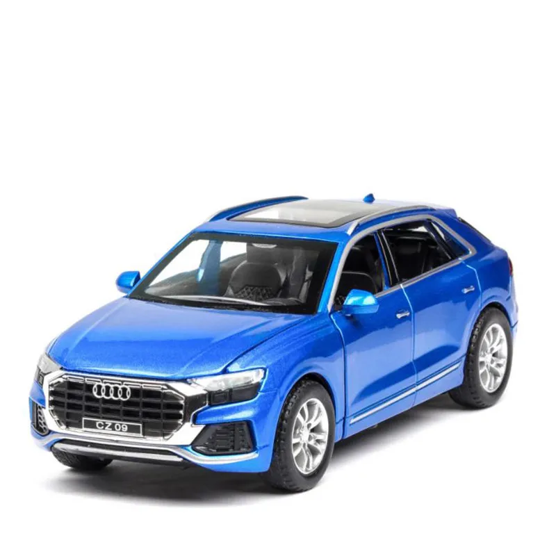 1/32 высокое моделирование Q8 Diecasts и Игрушечная модель автомобиля со звуком и светом коллекционная машинка Игрушки для мальчиков подарок для детей brinquedos