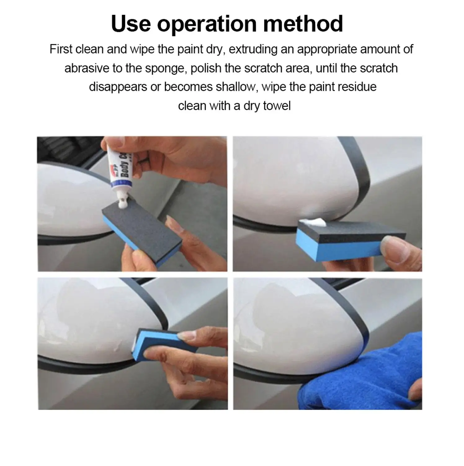 Car Body Compound Wax Paint Paste Set Scratch Care Auto Polishing Grinding Styling Fix It Pro Repair Kit |