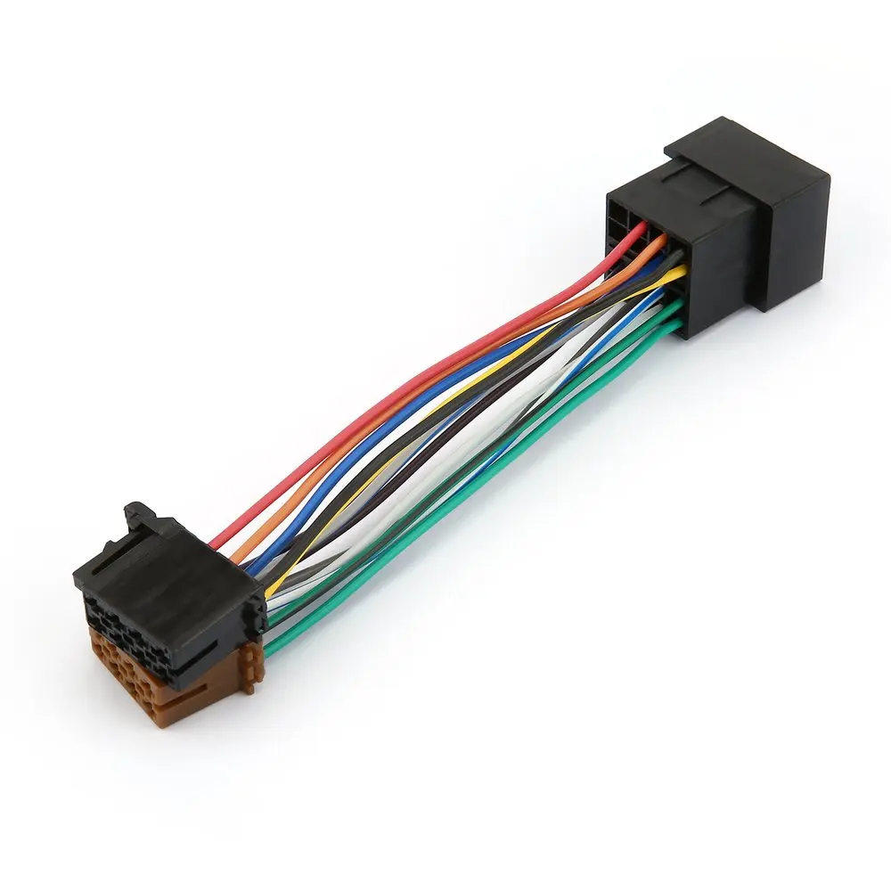 Автомобильный стерео звуковая проводка с ISO адаптером прочный автомобильный