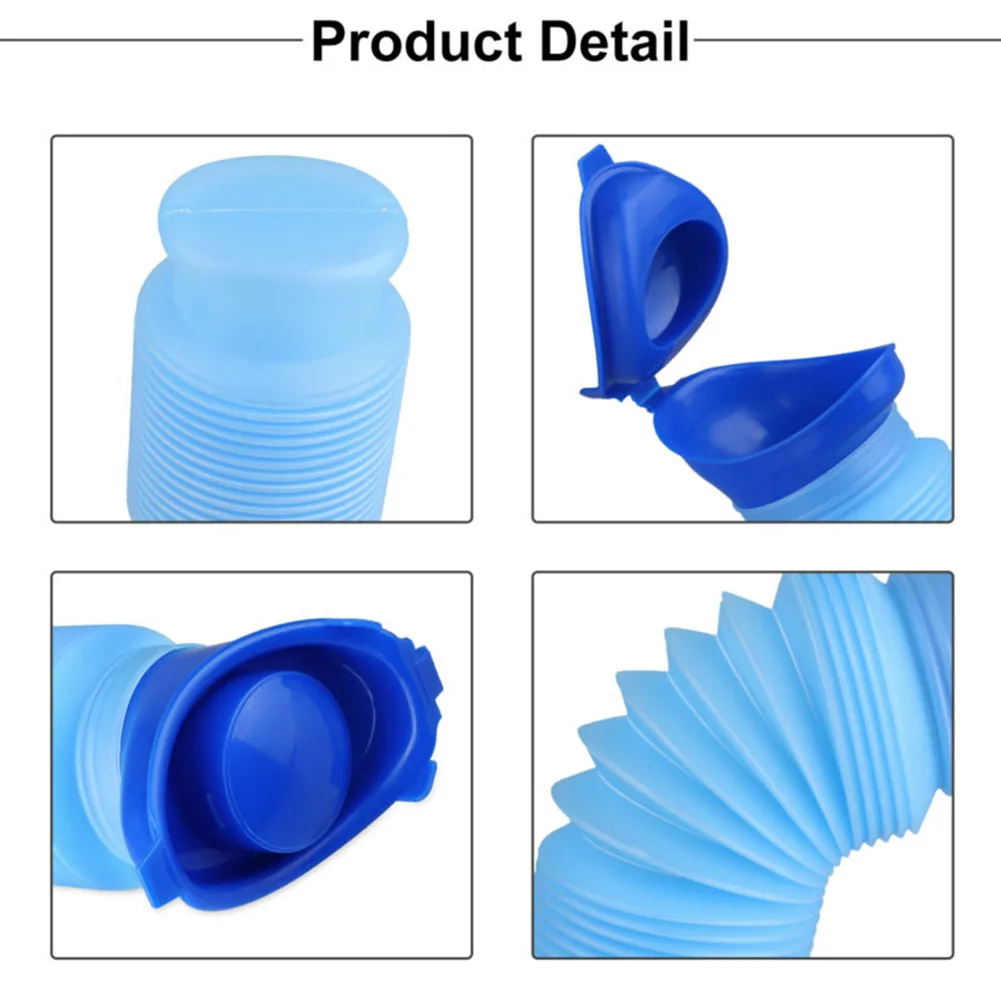 

750ML Car Emergency Urinal Portable Camping Shrinkable Mobile Pocket Toilet