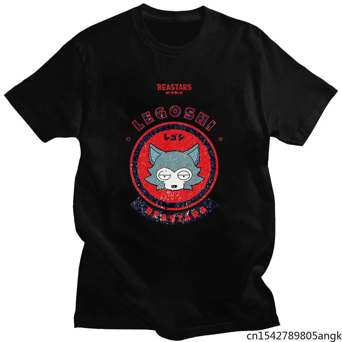 

Trend Style Tops Beastars Wolf Printed Couple T-Shirts Comfortable Wears Fashion Classic O-neck Unique Retro