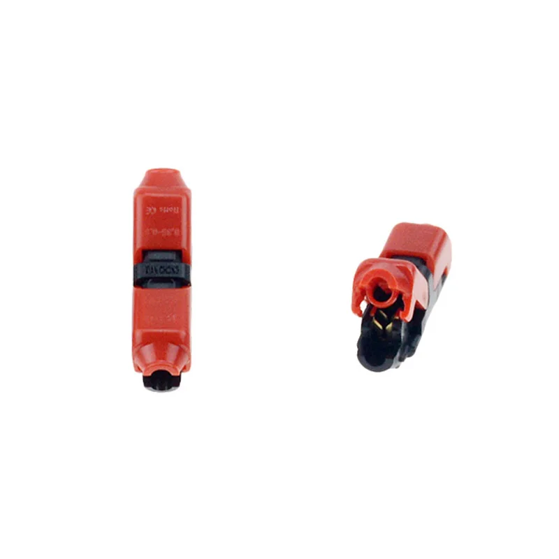 D1 Red 5 шт. H T тип 1Pin 2Pin шотландский замок Быстрый соединительный провод разъемы для терминалов обжимной Электрический автомобильный аудио 24-18AWG набор проводов - Цвет: D1 Red