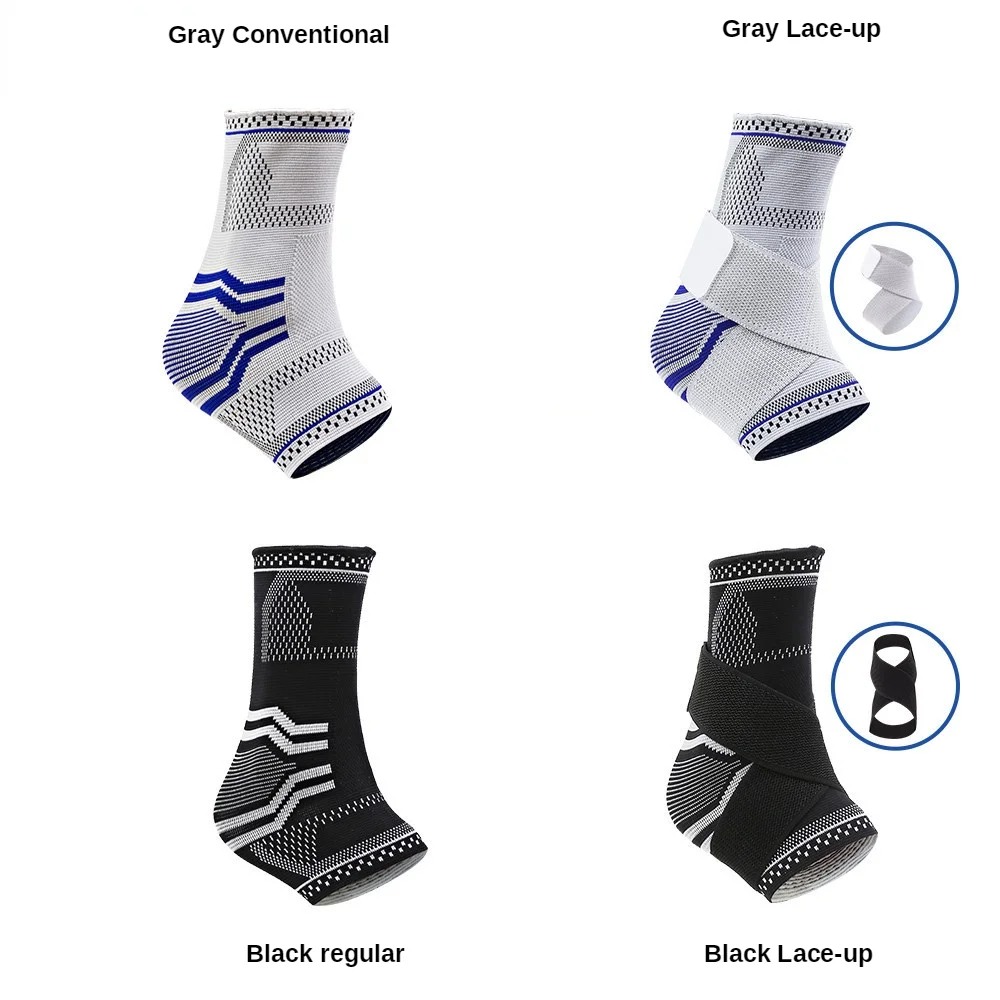 Спортивный ремешок для поддержки голеностопа компрессионный фиксированный