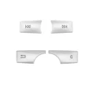 4 шт.компл. Автомобильная Мультимедийная кнопка, отделка крышки, декоративная наклейка для Mercedes Benz C E Class W204 W212 CLS GLK C180 E260 2007-2017