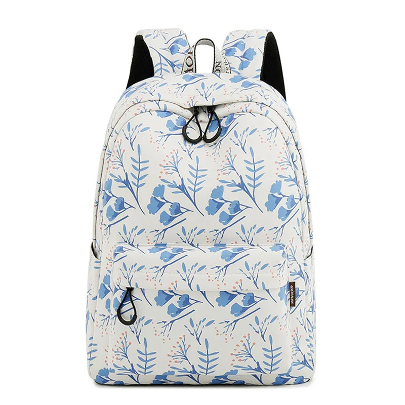 Холщовый Рюкзак с цветочным принтом для девочек подростков 2019|Женские рюкзаки| |