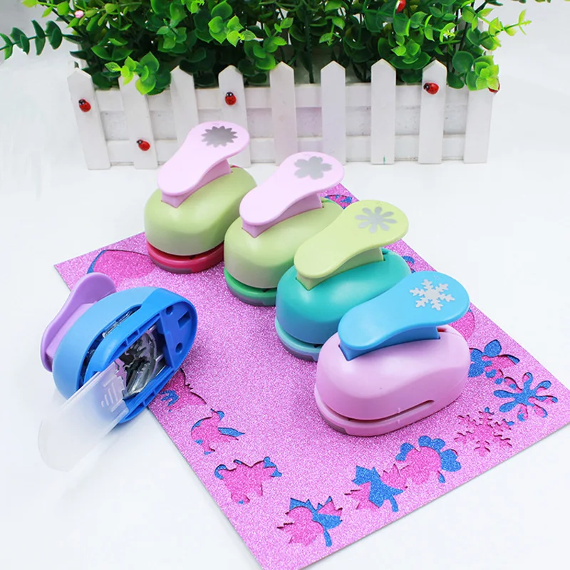 1 5 дюймов Круглая Волна круглая Цветочная бумажная резка перфоратор для бумаги eva