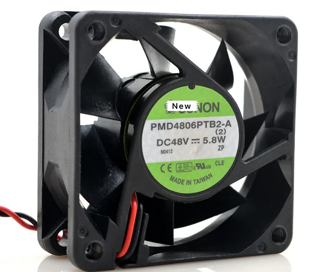 

for SUNON PMD4806PTB2-A (2) Server Cooling Fan DC 48V 5.8W 60x60x25mm 2-wire