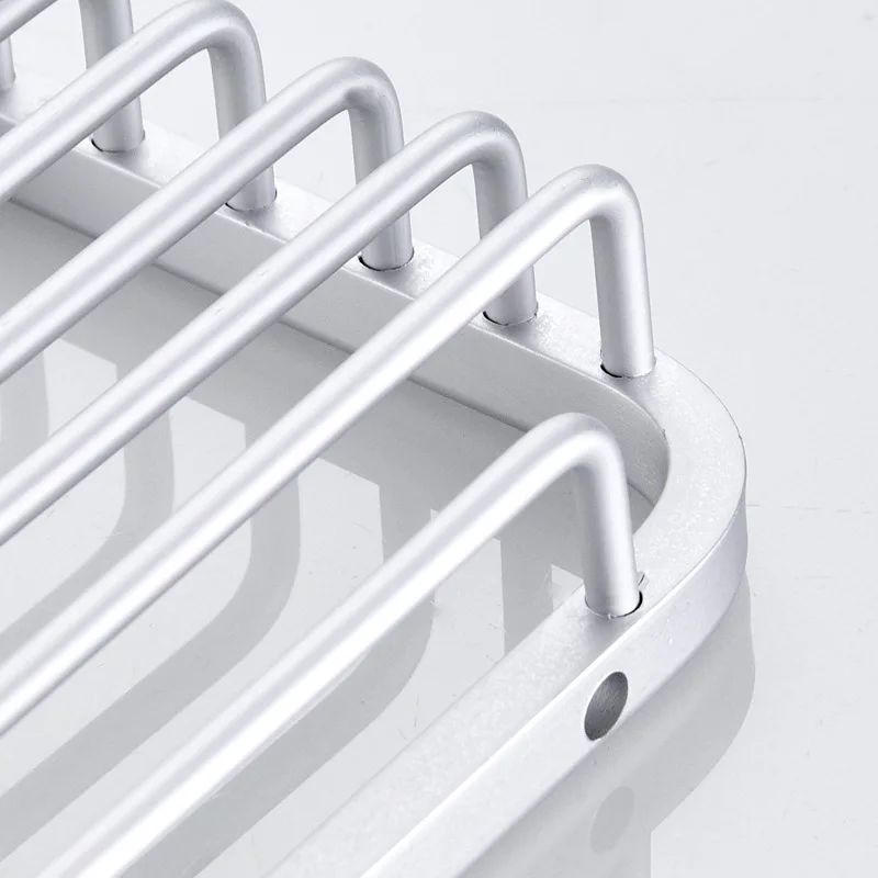 1 шт. Серебряная стойка для сверления мыла держатель душевой кабины настенные