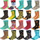 Носки мужскиеженские, цвет в ассортименте, хлопчатобумажные забавные носки