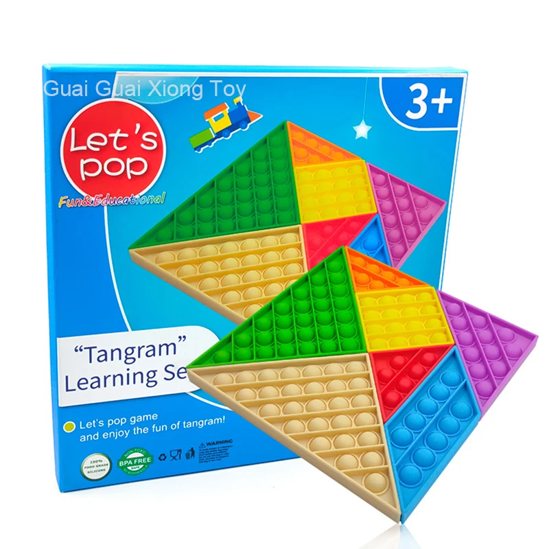 

New Colorful Puzzle Fidget Toys Decompression Toys Compression Toys Bubble Sensory Toys Fingertip Bubble Toys Kids Gift поп ит