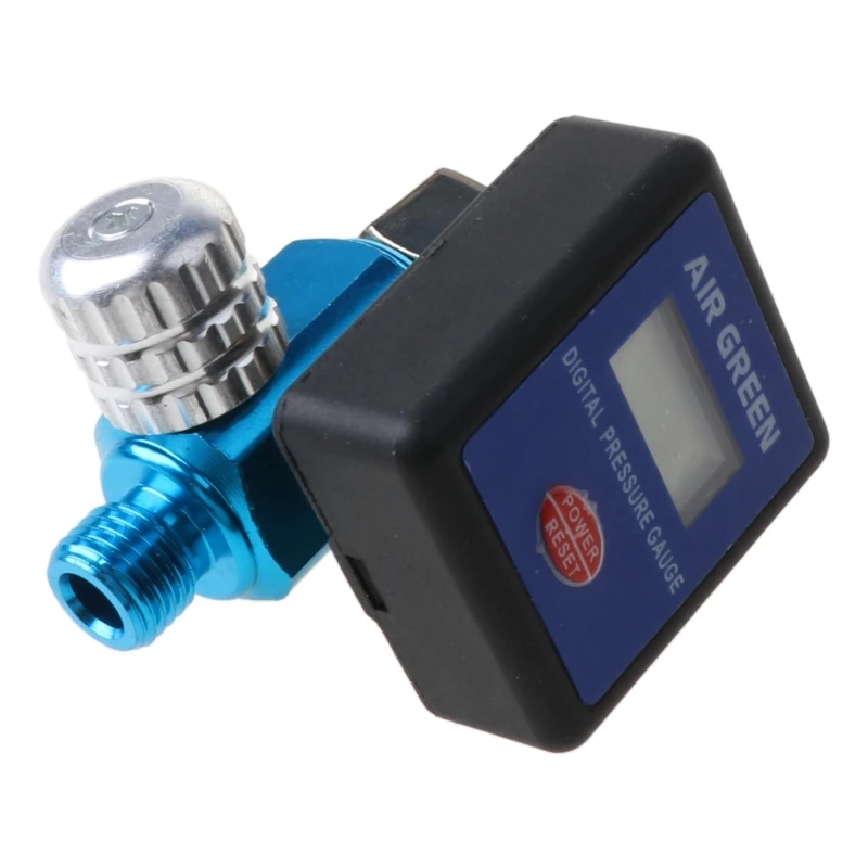 

Airbrush Electronic Pressure Regulator LCD Digital Display Air Pressure Meter Gunjet Air Pressure Gauge