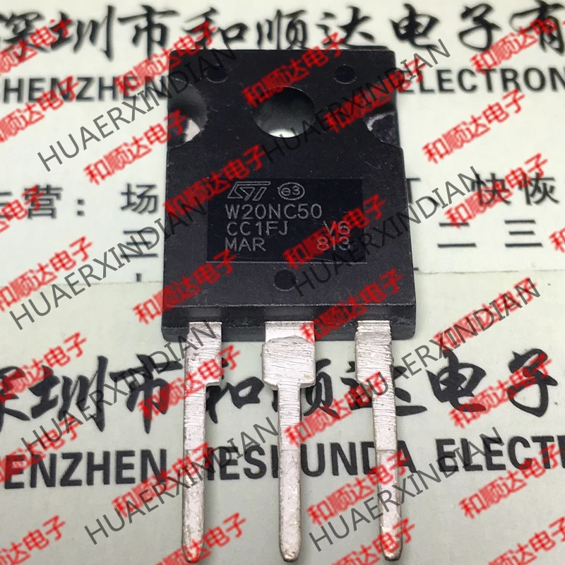 10 шт./лот Новый и оригинальный W20NC50 STW20NC50 TO-247 500V 20A | Электронные компоненты