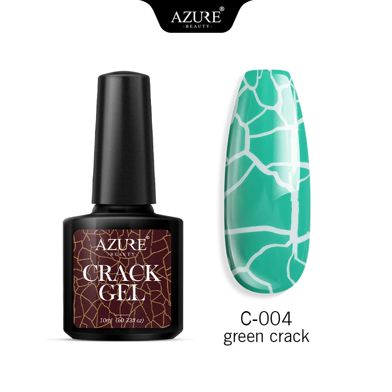 Azure beauty Crackle дизайн ногтей светодиодный гель лак замочить от длительного действия УФ-гель ноготь с эффектом трещин Гель-лак Полупостоянный Гибридный лак - Цвет: 4