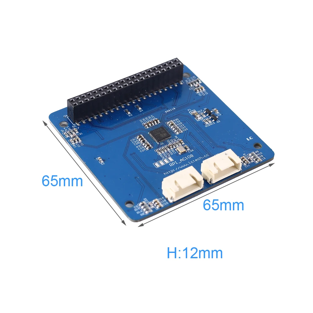 Интеллектуальный аудио декодер AC108 с голосовым распознаванием модуль 12 шт. APA102 RGB