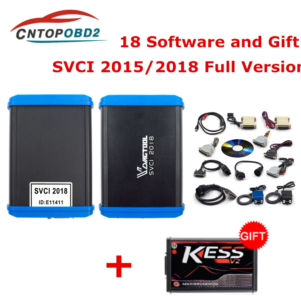 Новейший программатор SVCI 2018 OBD2 все функции VVDI2 V2015 без ограничений обновление ABRITES