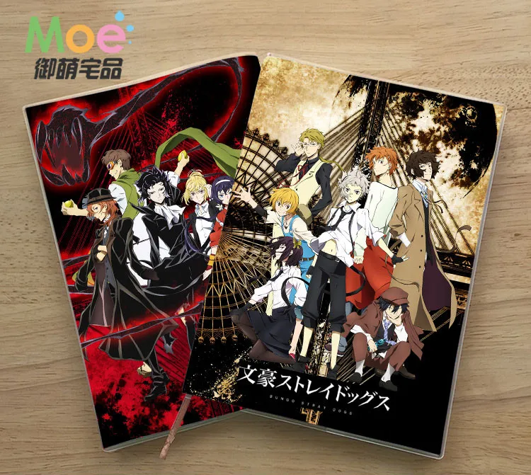 

Anime Bungo Stray Dogs Figure Student Writing Paper Notebook Delicate Eye Protection Notepad Diary Memo Gift