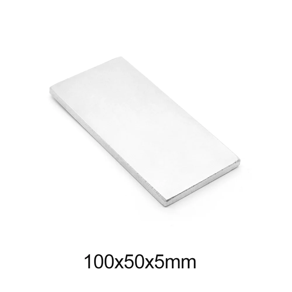 1/2 шт. мощный неодимовый магнит 100x50x5 100 мм * 50 мм|Магнитные материалы| |