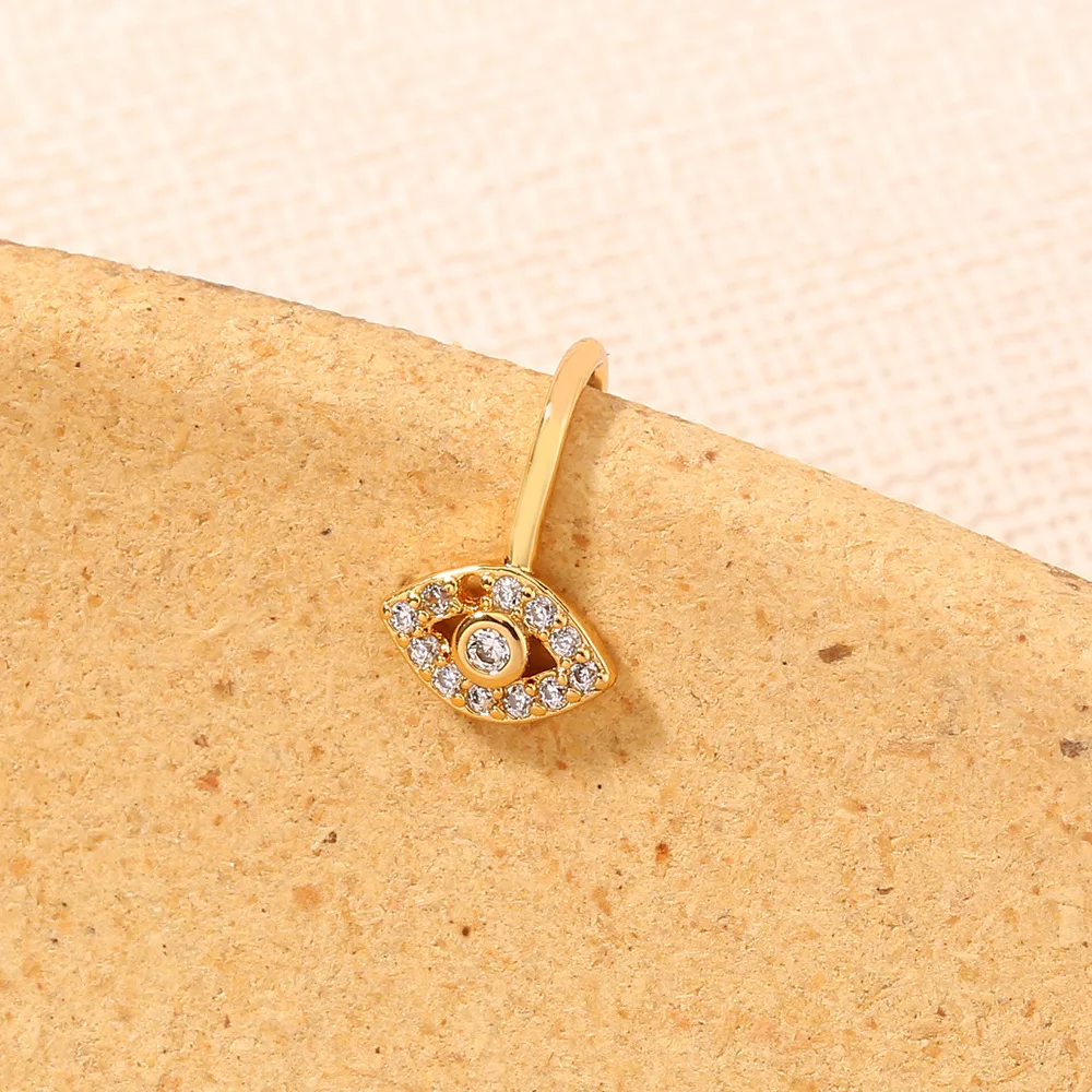 

Fake Nose Perforation New Design Mysterious Eyes Nose Hoop Nose Clip Non-perforated Fake Nose Ring Sexy Jewelry