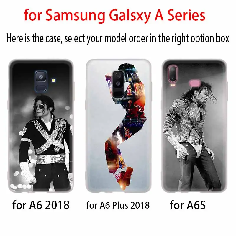 Прозрачный силиконовый чехол майкла джексона для телефона Samsung A50 A70 A80 A30 A40 A90 A6 A8 A9
