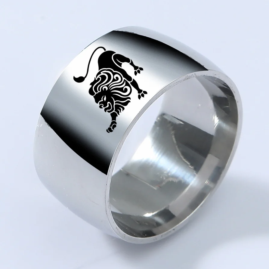 12 зодиакальное кольцо Овен Телец Gemini Рак Virgo Libra Scorpius sagitстрелец Capricornus свадебные