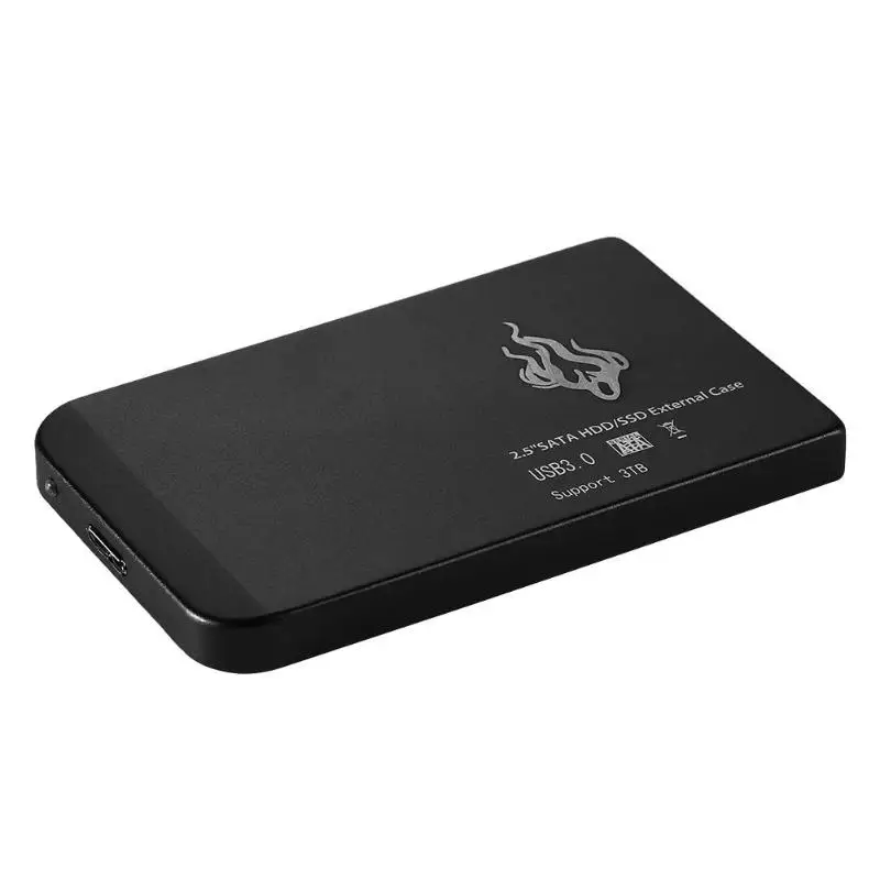 Черный Портативный 2 ТБ 1 ТБ 500GB 2,5 дюймов USB 3,0 внешний жесткий диск HDD SATA III мобильный жесткий диск HD для настольного ПК компьютера ноутбука - Цвет: Черный