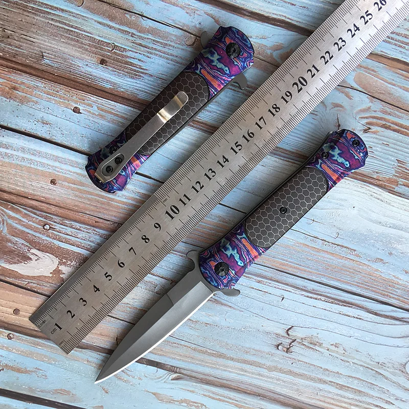 Складной нож со стальным лезвием для кемпинга охоты кухни фруктов практичный