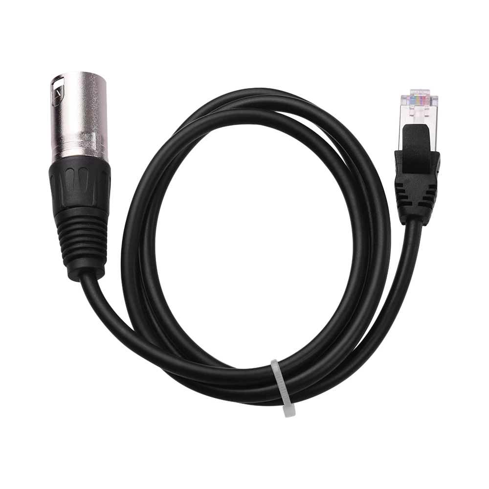 RJ45 мужской сетевой разъем для 3 Pin Mini XLR Мужской кабель удлинитель DMX512 сценический