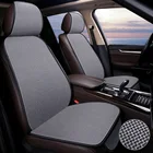 Чехол для автомобильного сиденья, Воздушная 3D сетчатая льняная подушка для переднего или заднего сиденья, подходит для большинства автомобилей, грузовиков, внедорожников, защищает Автомобильный интерьер