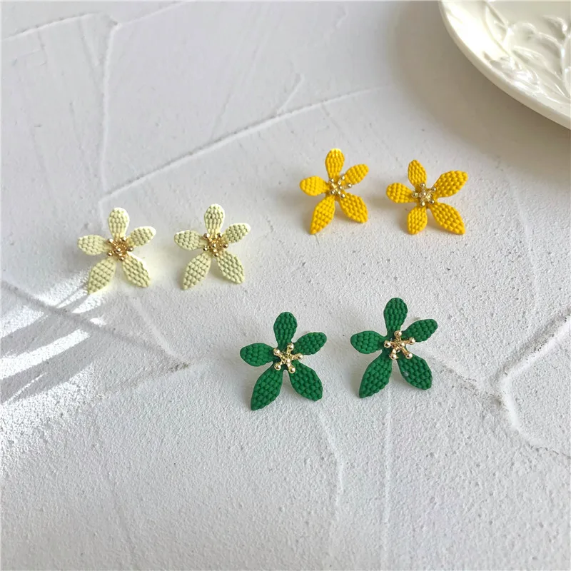 

Элегантные новые индийские серьги с цветами, свадебные серьги Mori Girls