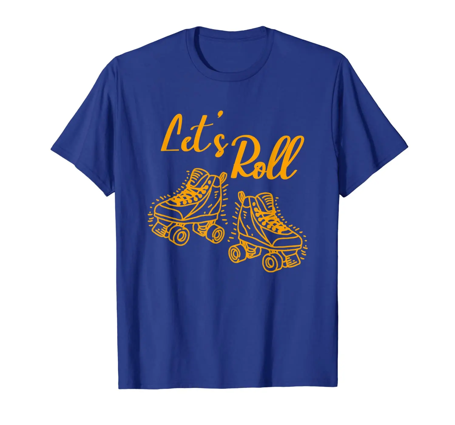 

Funny Retro Roller Skate Girl Vintage 70 80 Costume Women T-Shirt
