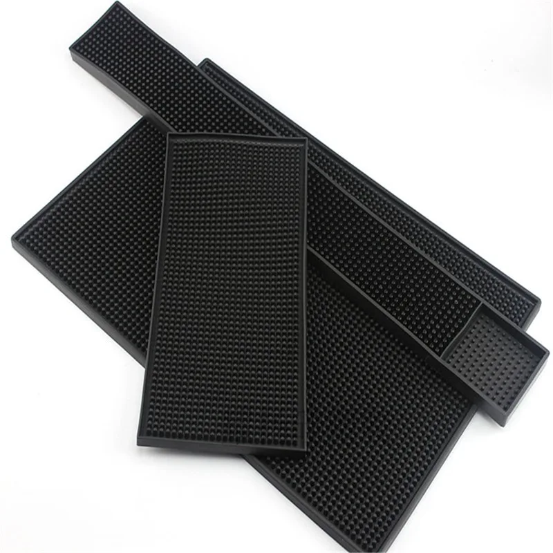 

Anti-slip Bar Rubber Mat PVC Pad Coaster Kitchen Placemat Barber Insulation Cup Mug Set Beer Whiskey Waterproof Bar Accessories
