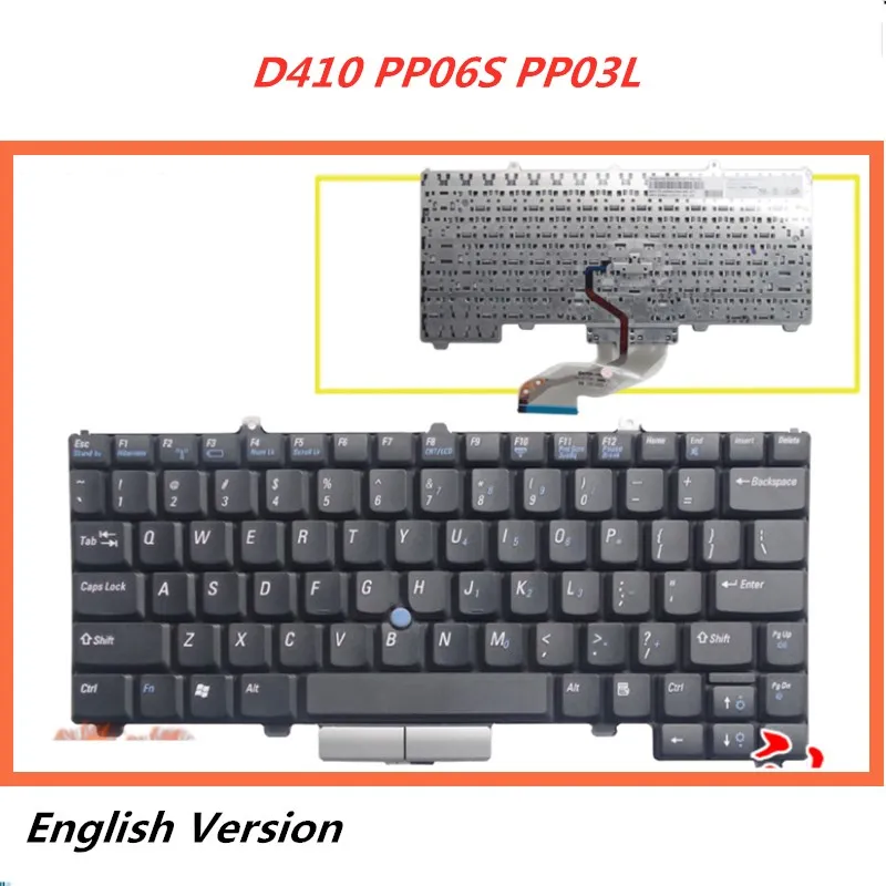 

Laptop Russian Keyboard For Dell D410 PP06S PP03L Notebook Replacement layout Keyboard