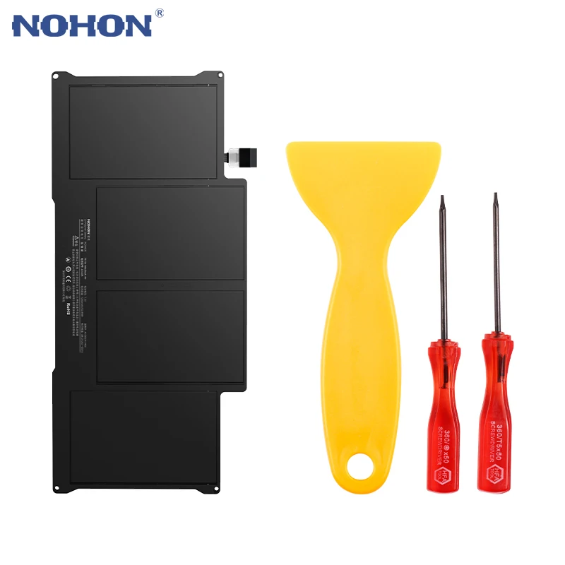 

NOHON Laptop Battery For MacBook Air 13" A1369 Mid 2011 A1377 A1405 A1466 2012 Mid 2013 A1496 2015 Battery MD503 MD760 MD231LL/A