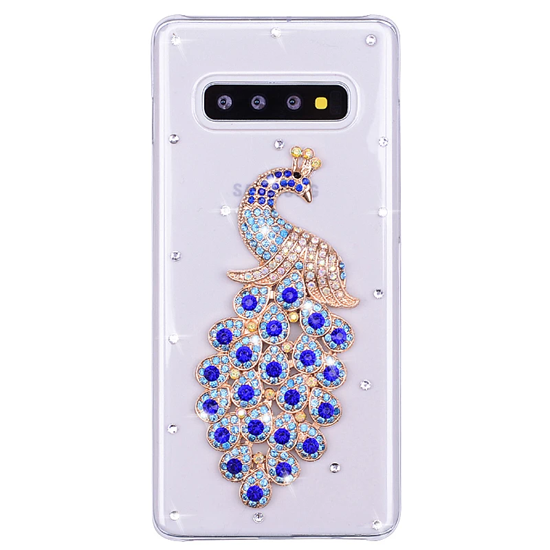 Сделай сам со стразами чехол для samsung Galaxy S8 s9 S10 Plus Note 8 9 4 5 A9 2018 A5 A7 2017 украшенная