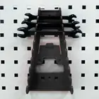 Черный гаечный ключ, органайзер, сортировочный держатель, лоток, розетка, инструменты C8p3