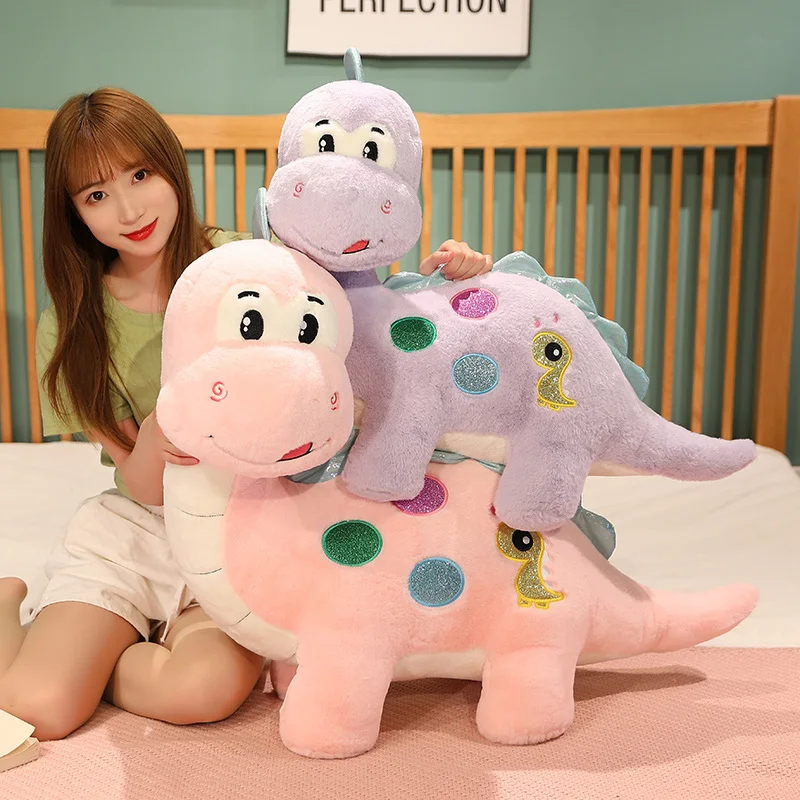 

30-55CM Kawaii Cartoon Dinosaur Plush Animal Toy Soft Stuffed Dinosaur Sleep Pillow Baby Doll Girls Kids Birthday Christmas Gift