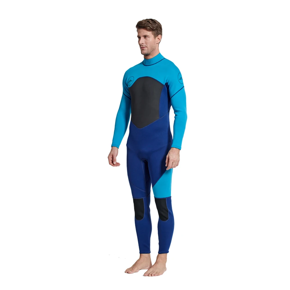 

Men's Full Body Neoprene Diving Suit, 3mm Long Sleeve Diving Suit, Very Suitable for Swimming, Diving, Diving,