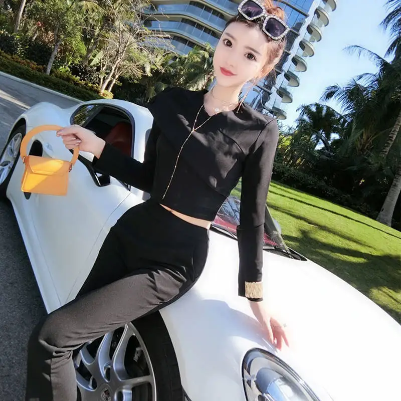 Женский офисный костюм блейзер желтого цвета элегантные Брючные костюмы |