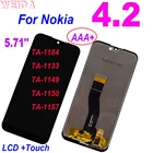 Дисплейный модуль для Nokia 4, 2 LCD, TA-5,71, TA-1184, TA-1133, TA-1149, TA-1150, сенсорный экран, дигитайзер в сборе, для Nokia 4, 2 LCD