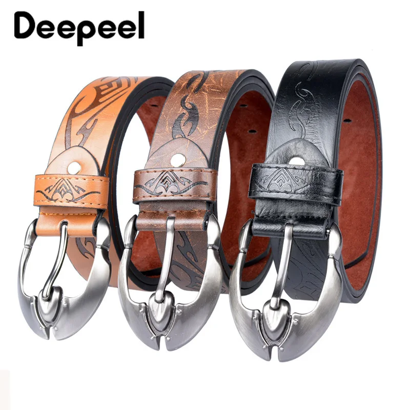 Deepeel 1 шт. 3 8 см * 110 в стиле панк из алюминиевого сплава пряжкой ремень