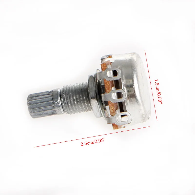 

5Pcs Durable A100K OHM Audio Tone Guitar Potentiometer 16mm Base Guitar Accessories High Quality Whosale&Dropship