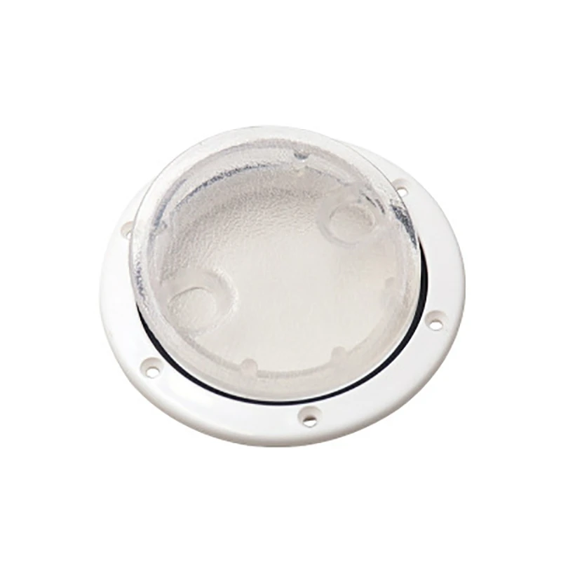 Plastic 6 Inch White Round Transparent Inspection Hatch Deck Cover Corrosion Resistant for Marine Boat Yacht RV Truck | Автомобили и