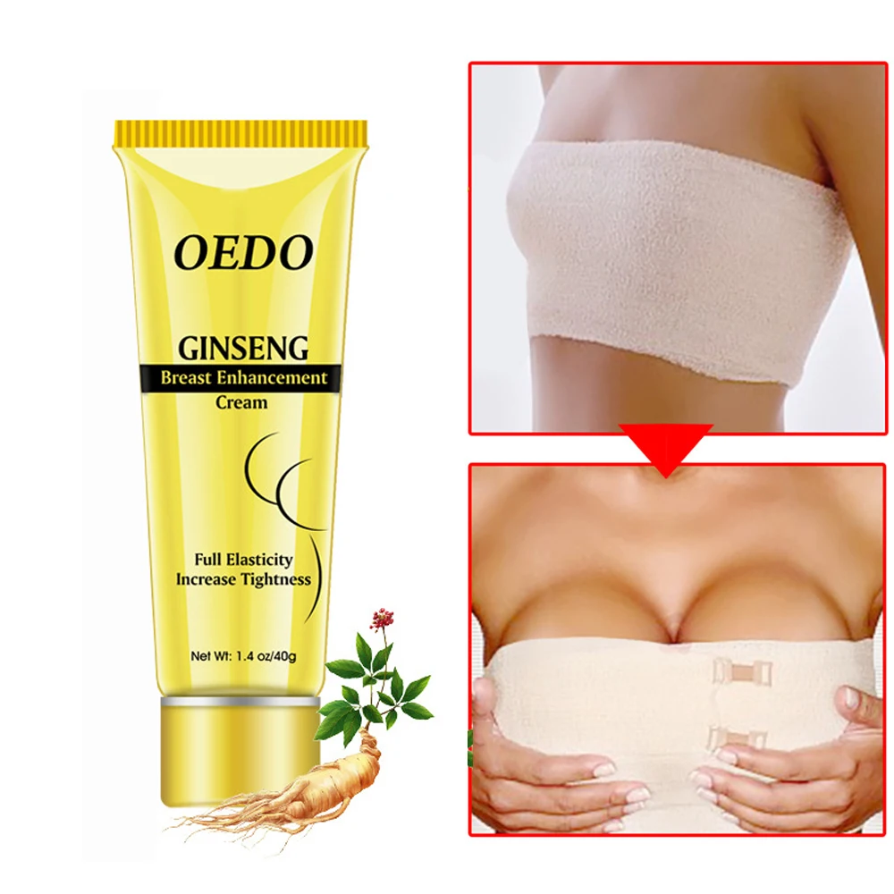 Крем для быстрого и увеличения груди с женьшенем эффективный крем полной