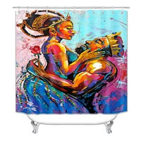 blue shower curtains for bathroombedroomwindowdecorations of afirican womanking hold queen in armslove