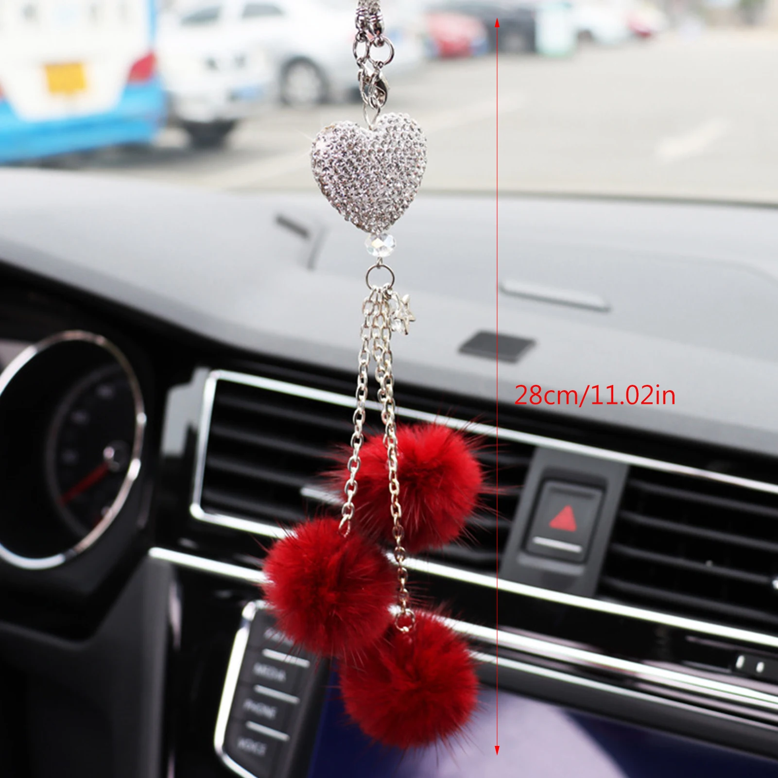 

Car Hanging Ornaments Auto Crystal Hanging Pendant Rear View Mirror Car Decoration Car Styling Charms Interior Accessories