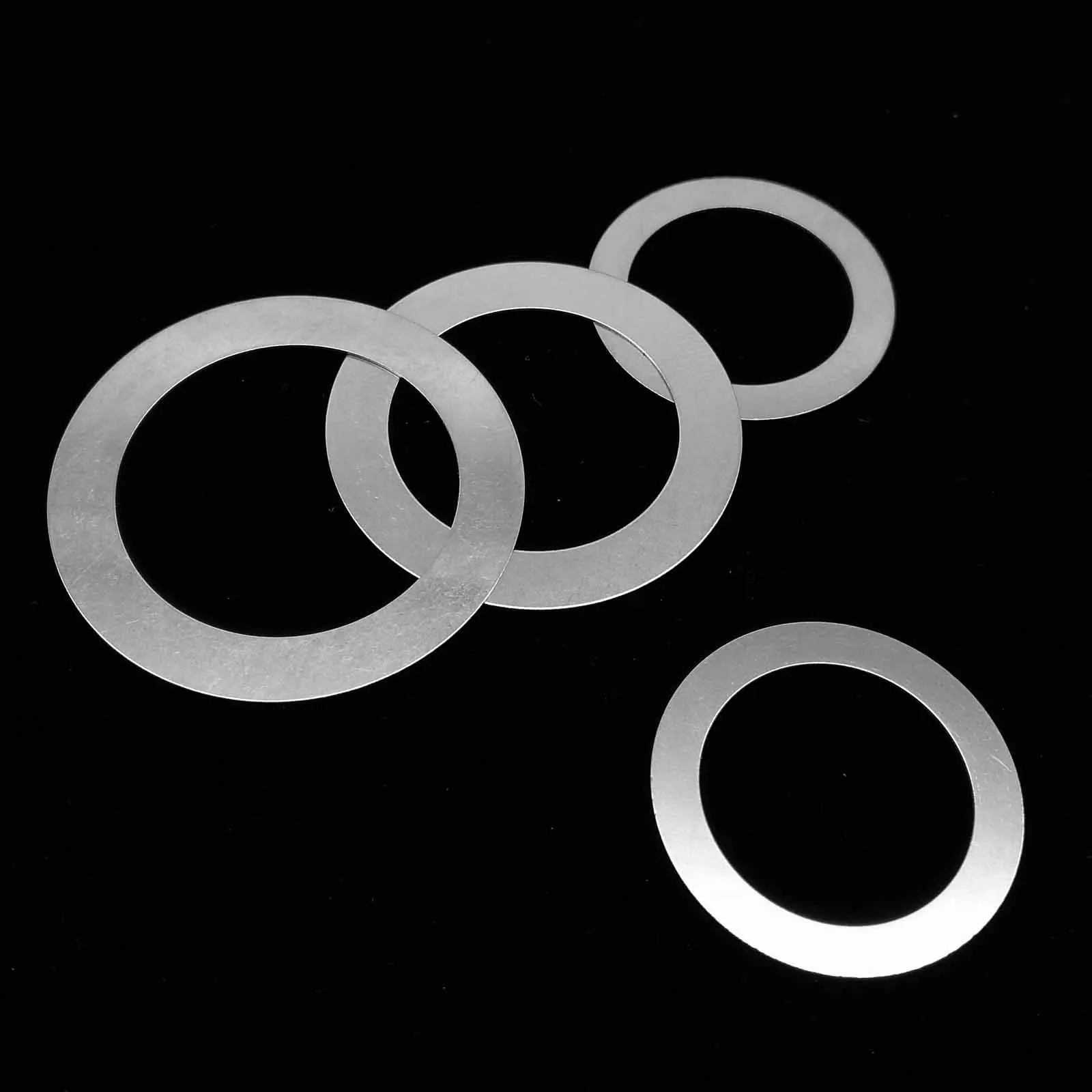 Ультратонкая плоская прокладка из нержавеющей стали супертонкая для шайбы 10 шт.