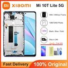 6,67 ''Оригинальный дисплей для Xiaomi Mi 10 T Lite 5G LCD 10 сенсорный экран для Mi 10 T 10 T Lite 5G M2007J17G Замена дисплея