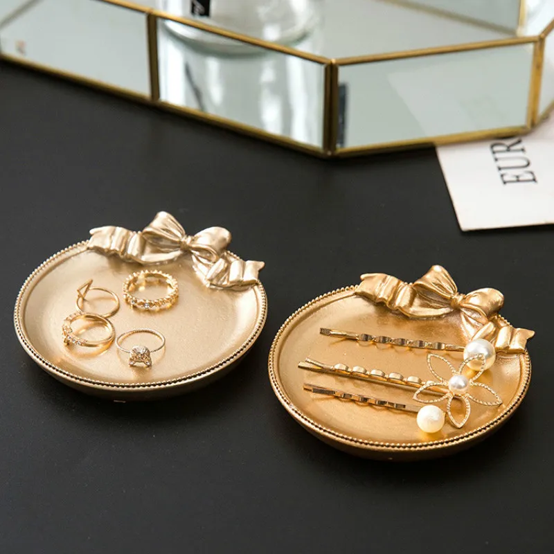 Полимерный косметический поднос для хранения ювелирных изделий тарелка макияжа