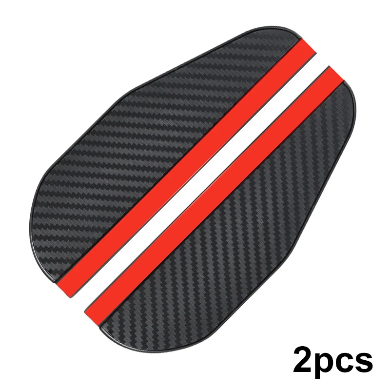 

New 2Pcs Rear View Mirror Rain Visor Smoke Guard Universal Carbon Fiber Rear View Side Mirror Rain Eyebrow for Cars SUV Truck