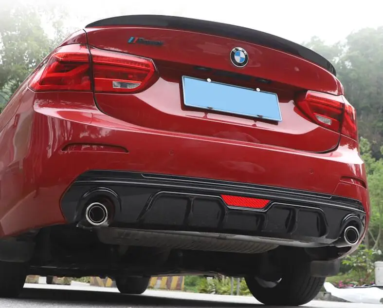 Для BMW 118i 120i 125iM комплект спойлера 2018 для 1 серии ABS задний спойлер бампер диффузор |